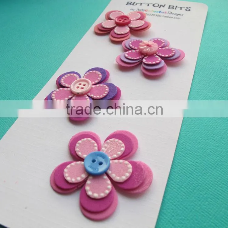 3d cartoon felt wall sticker craft for kids