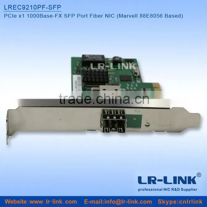 LREC9210PF-SFP PCIe Fiber Optic Lan SFP Card