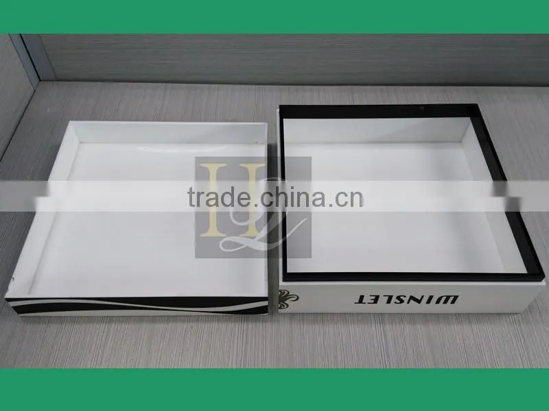 White color acrylic material acrylic boxes with lid, acrylic gift boxes custom