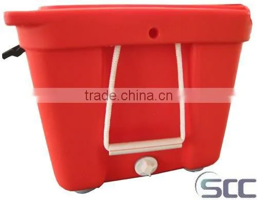 60L Rotomolded Red Picnic Cooler Container Cooler Carrier