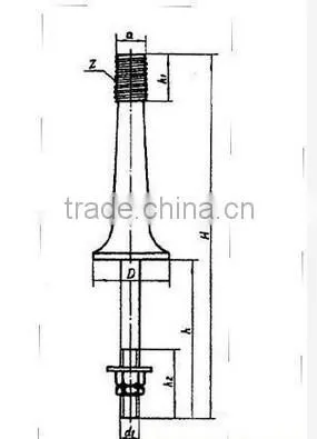 Supply extension spindle for insulator 56-4