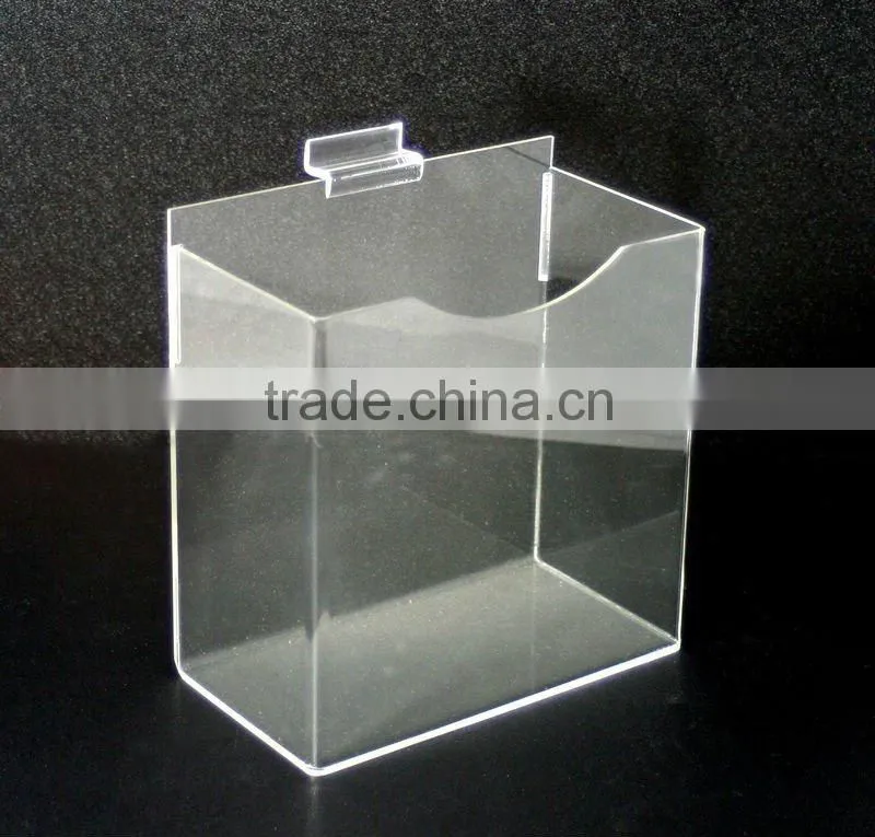 Acrylic Slatwall Display Bin (Shelf /Holder/ Rack/ Box / Stand)