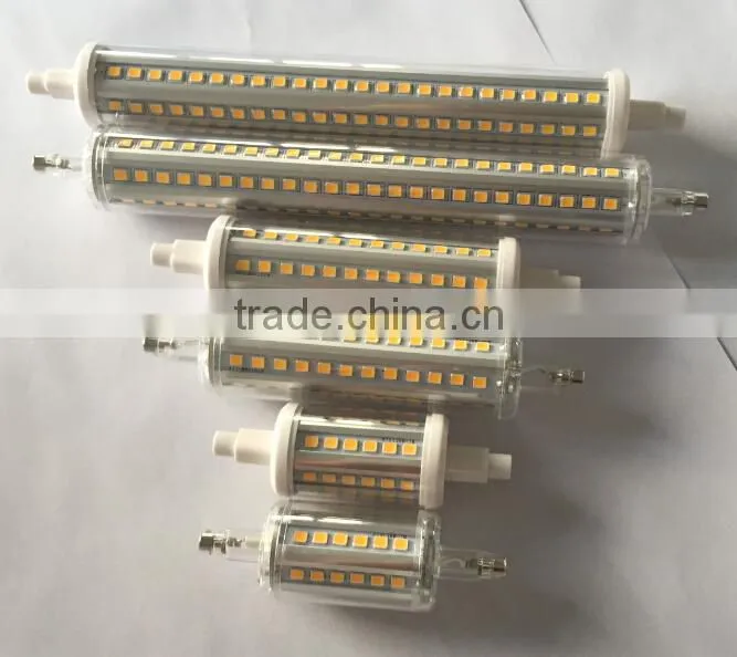 high quality best price ERP UL CE ROHS list dimmable r7s led linear lamp 12w 1320lm led bulb r7s 78mm 118mm 135mm slim