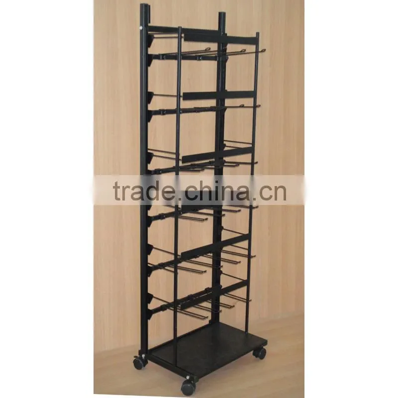 high quality single sided adjustable wire display stand with good price