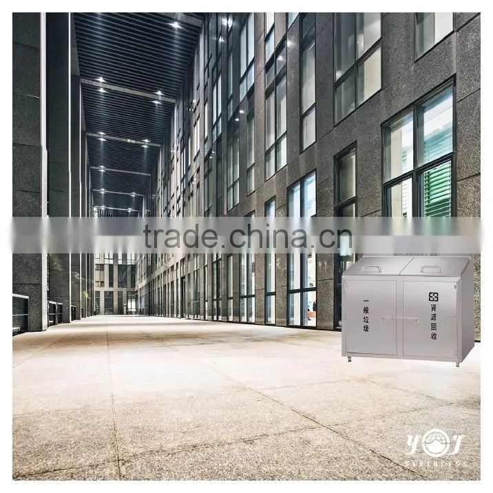 Community Use Professional Stainless Steel Large Garbage Bin