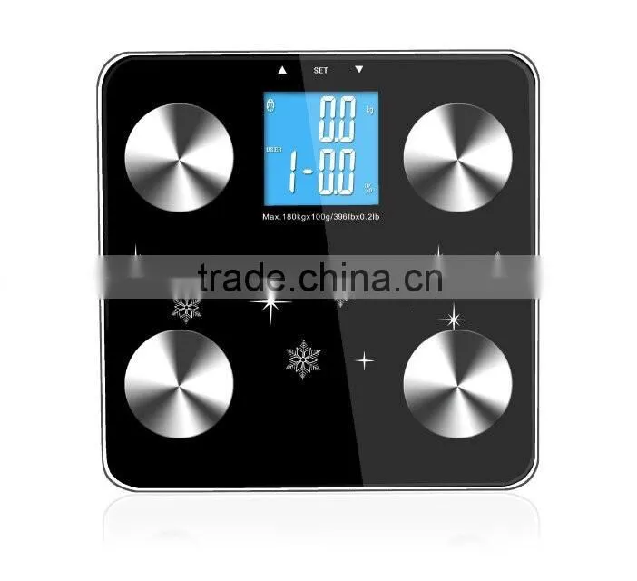 Digital body fat scale digital bathroom, Digital LCD Glass Bathroom Body fat Weight Watchers Scale 330lb/150kg