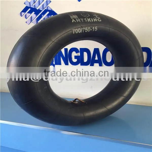 butyl rubber tube for truck and car tires (700/750-15) with best qualitys