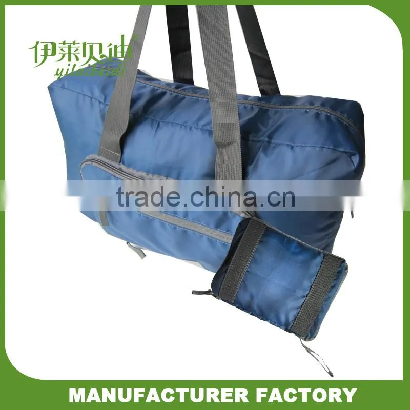 Blue Foldable Travel Weekender Bag
