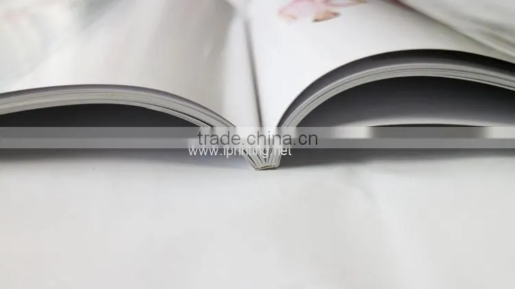 Hot stamping embossing softcover fashion photo album printing