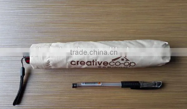 19" Pencil Folding Umbrellas Printed for Wemen