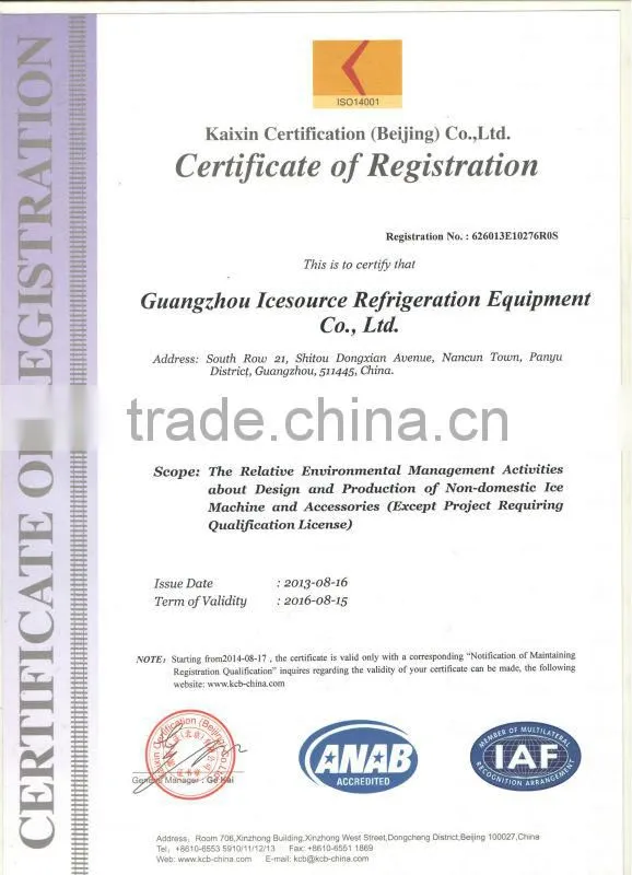 Top quality CE approved containerized block ice machine for sale
