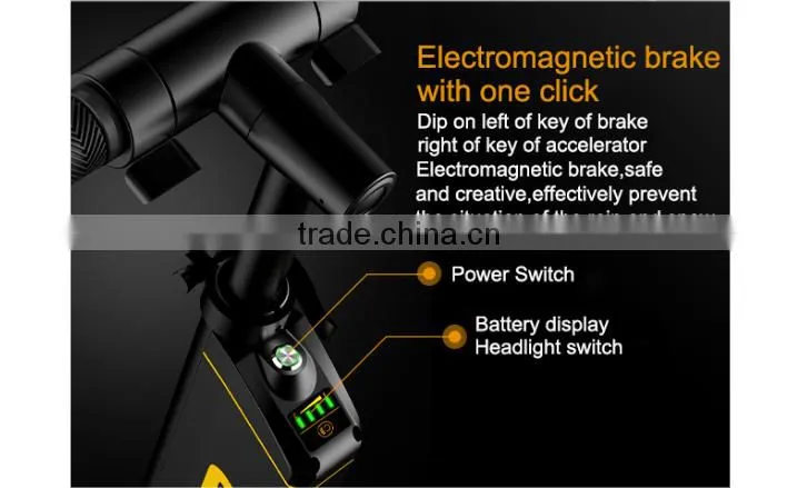 2016 New style folding 350W 30KM range electric scooter