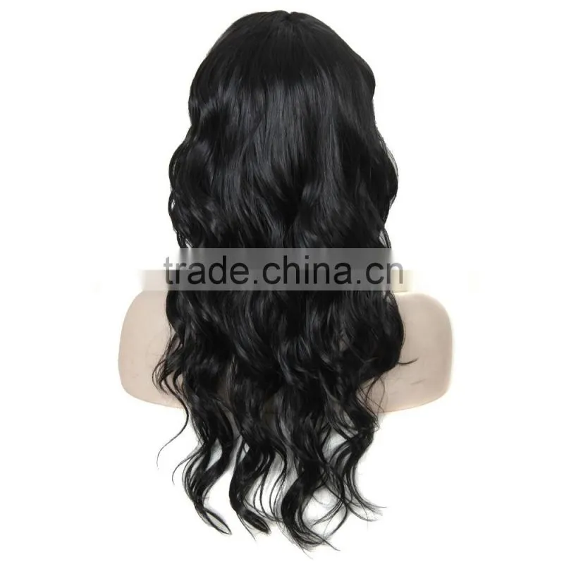 32inch black color synthetic wig big wave fashion style cheap price