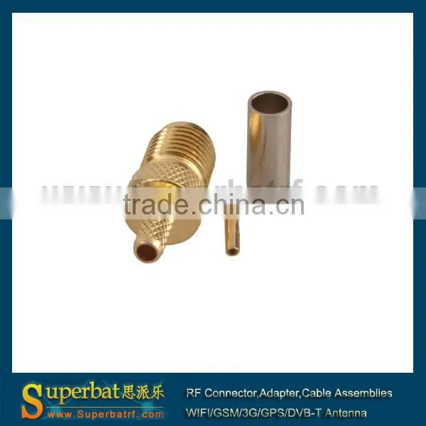 Radio accessories SMA Crimp Jack female connector for RG-174,RG-188A