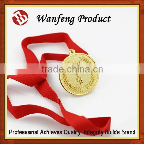 Promotional Souvenir High Quanlity 2015 NEWEST Design Customized Have Ribbon Metal Medal