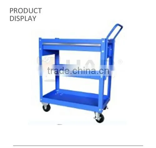 Multifunctional automotive tool trolley with wheels