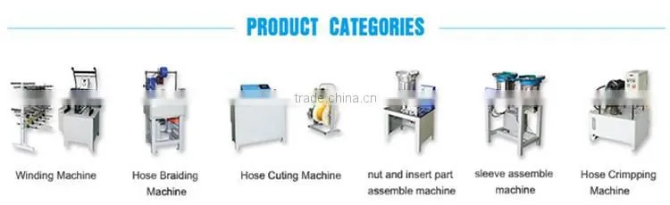 High degree of automation braking device hose automatic braiding machine