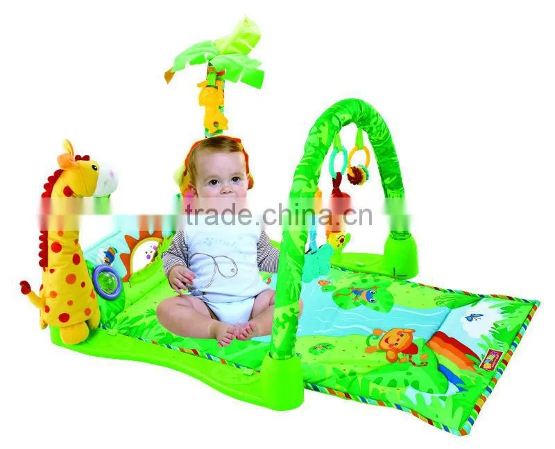 2014 hot new baby play gym soft safety playmat