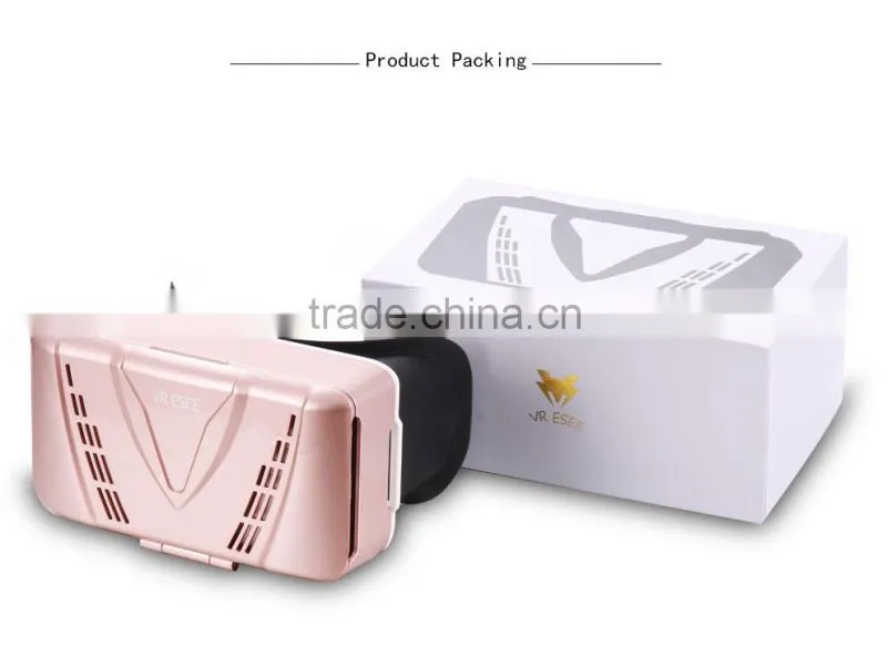 2016 Online New Product VR Case VR ESEE Virtual Reality Glasses Mini 3D Glasses Headset 360 HD Video Movie Game