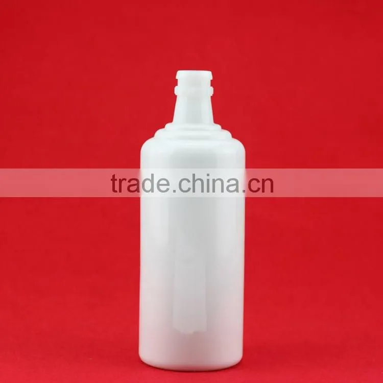 New design engarve ceramic bottles printing ceramic bottles 500ml opal bottles