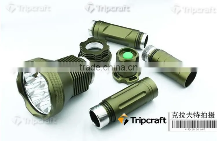 Best Strong Light Flash Zoom Power Style Emergency Led Rechargeable Flashlight