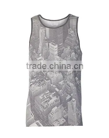 Sublimated tank top for men