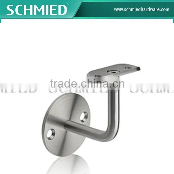 China best cheap Aisi 316 314 stainless steel pipe handrail bracket for railing and balustrades