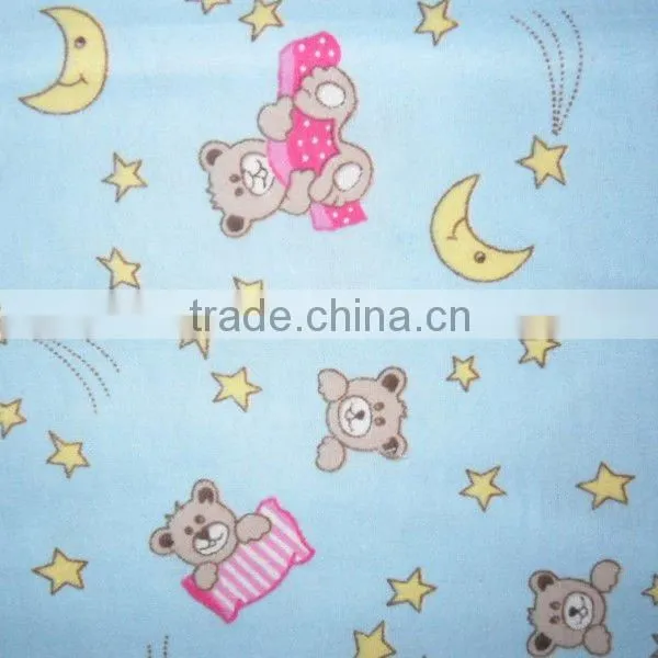 Custom flannel fabric printing for Baby Wear