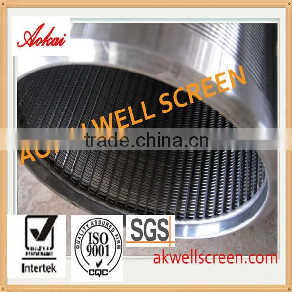 2014 hot sale AISI 304 Johnson stainless steel water well screen for water well drilling and farm irrigation