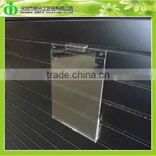 DDB-0113 Trade Assurance Cheap Slatwall Sign Holder
