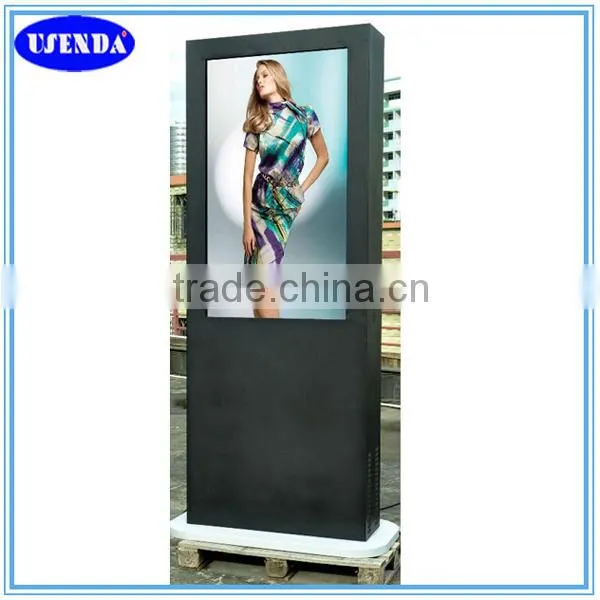 42 46 55 inch professional waterproof IP65 outdoor totem lcd advertising display