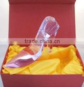 optical crystal glass shoes model(R-1438)