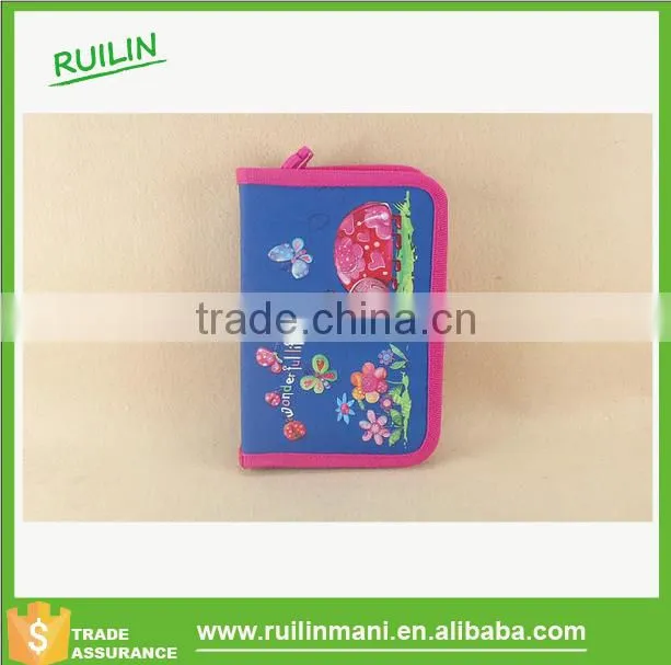 Free Sample ! customized size cute printed plastic pencil case for teenagers