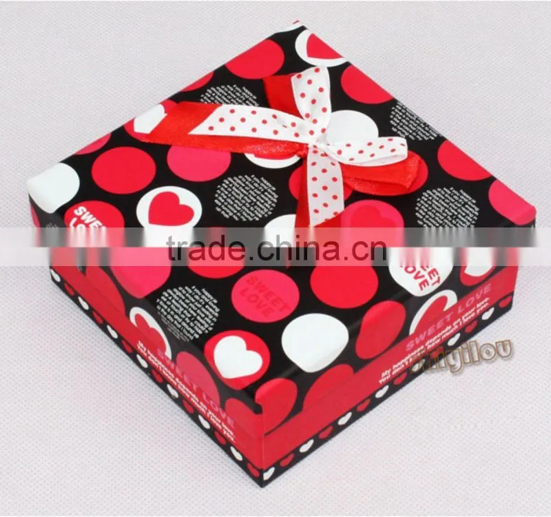2014 new design lovely promotion 100% cotton cake gift towel sets in box pack