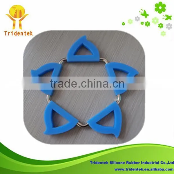 Hot New Products for 2014 Five Star Shape Placemat Silicon Mat