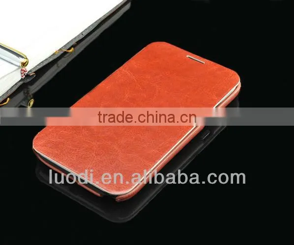 wholesale Leather flip case for samsung galaxy note 2 N7100
