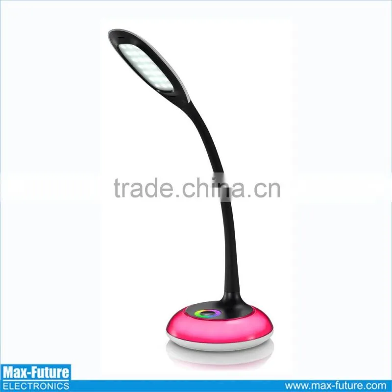 3-grade brightness touch dimmer Gooseneck Led Desk Lamp