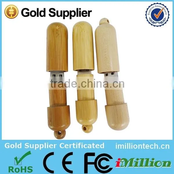 Hotselling free sample bamboo pendrive