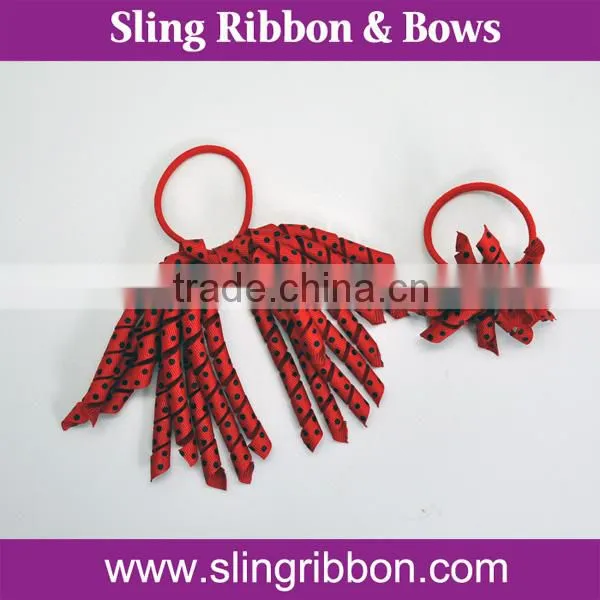 Wholesale Korker Ribbon Ponytail Bow