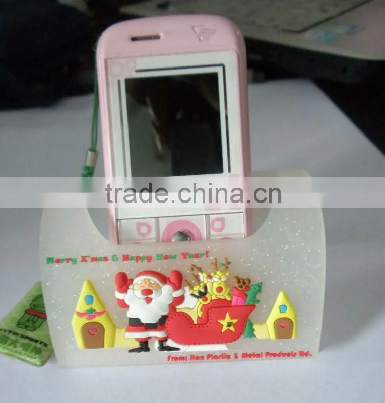 led flashing silicone mobile phone holder