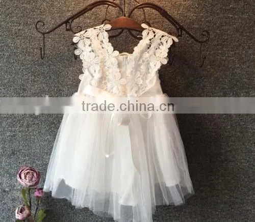 White Lace Baby Princess Dress Good Quality Baby Princess Dress