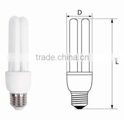 Energy Saving Lamp, U Shape Light With T4 Tube