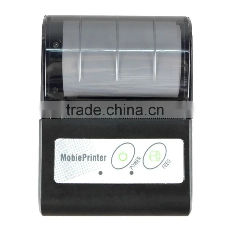 58mm portable cheap Bluetooth thermal printer (Android Version) Black