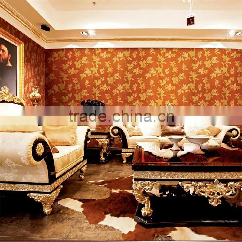 modern cheap foil glitter wallpaper for hotel/ktv/entertainment wallcovering