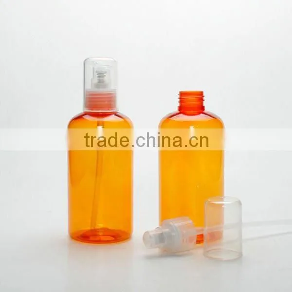 Treatment pump PET 250ml B Orange Clear