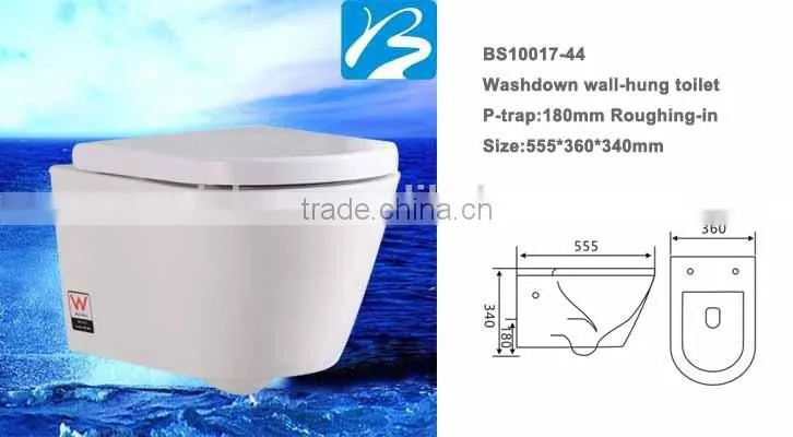 Ceramic Invisi WaterMark Wall-hung Toilet