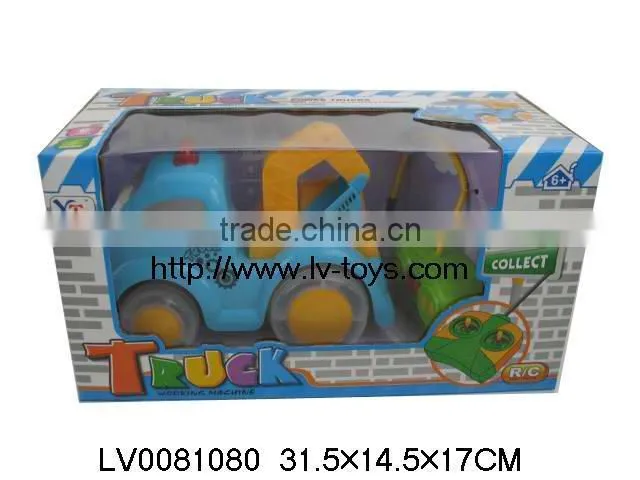 Cartoon toys 4CH mini rc truck toys with light and music