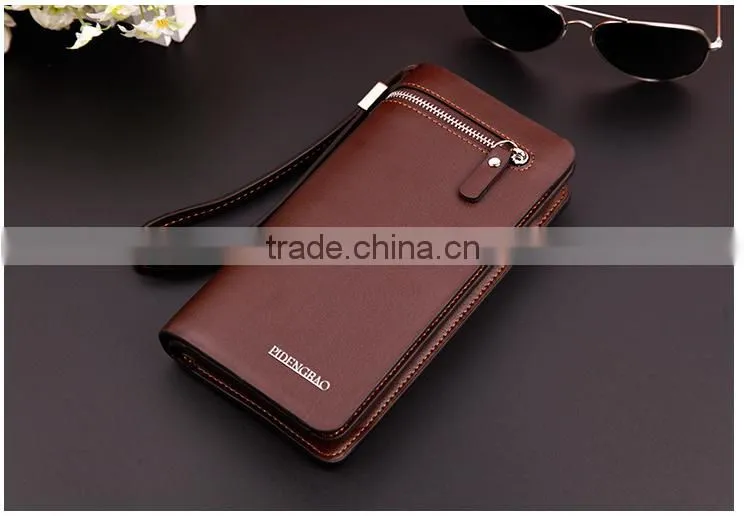 Luxury business wholesale top level cheap PIDENGBAO men wallet