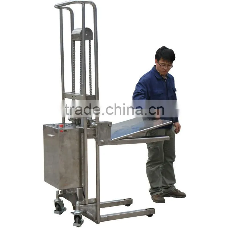 Hydraulic Electric Stainless Steel Forklift Stacker