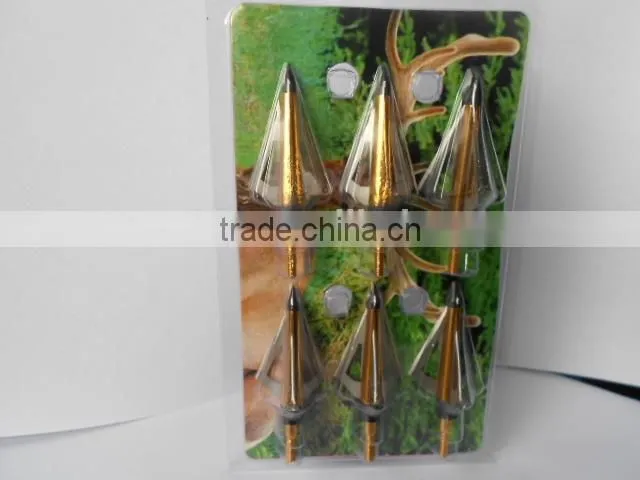 Archery hunting broadhead arrowhead